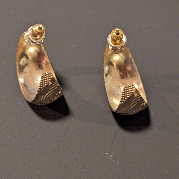 Crescent Shaped Earrings - Picture 3 of 3